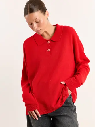 Studio Clique Stacy polo - Red