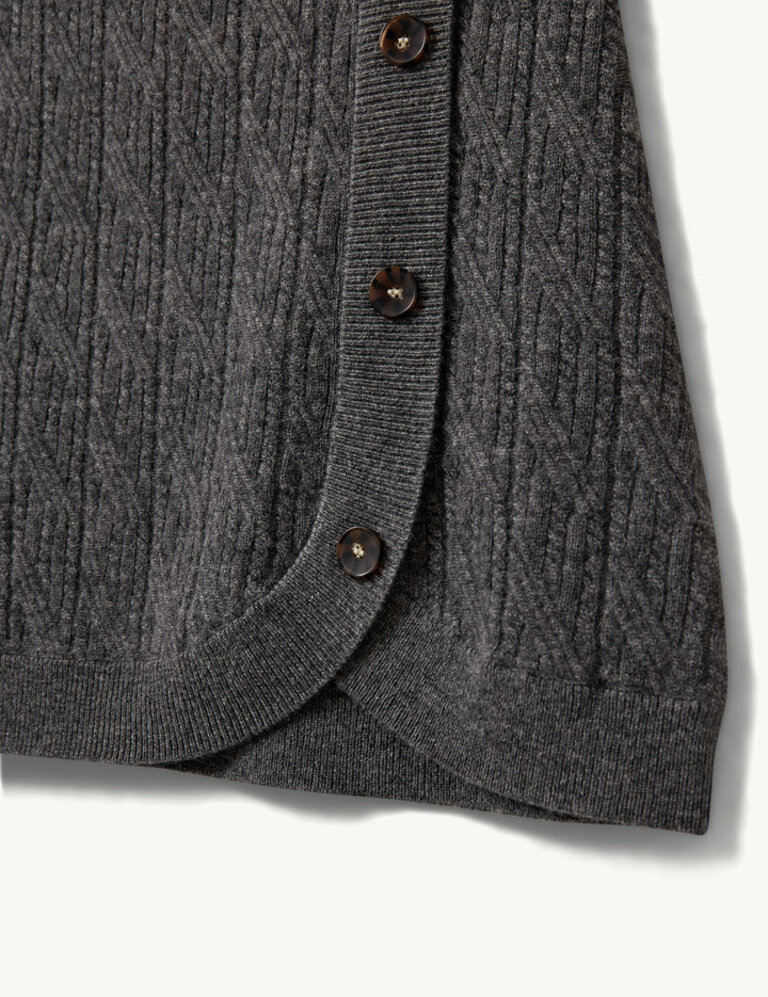 The Garment Como Mini Cable Skirt - Grey Melange