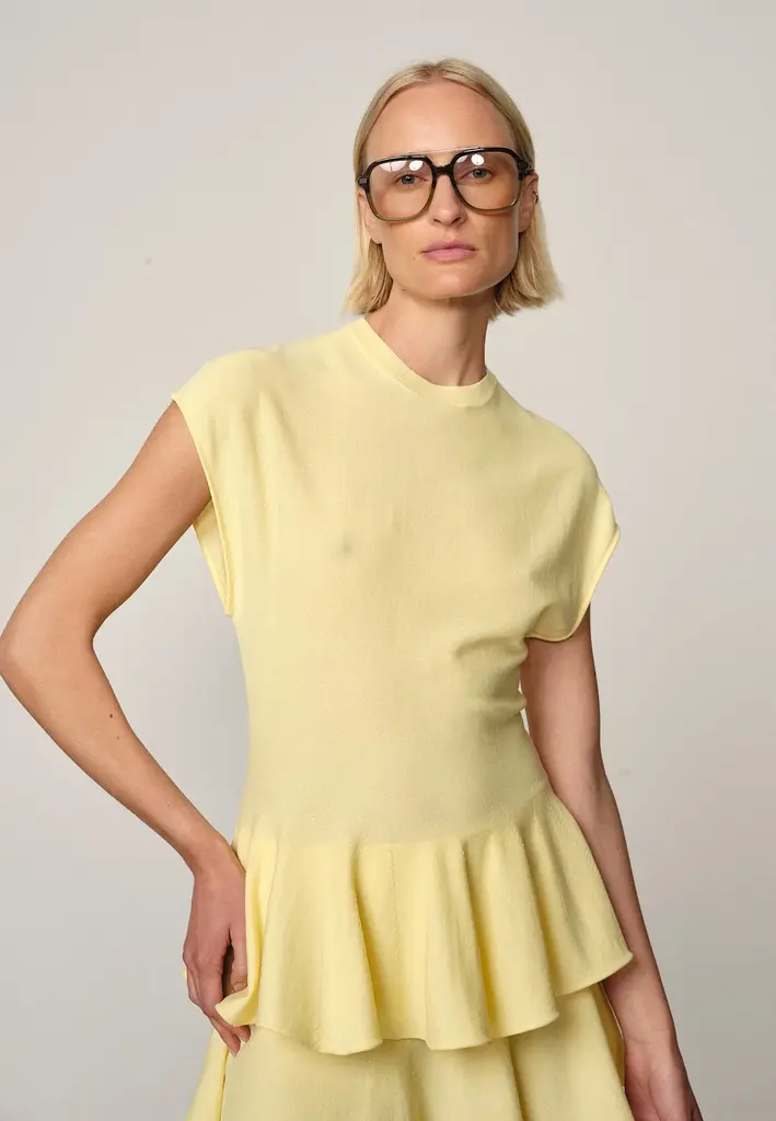Birgitte Herskind Sean knit blouse - Citrine