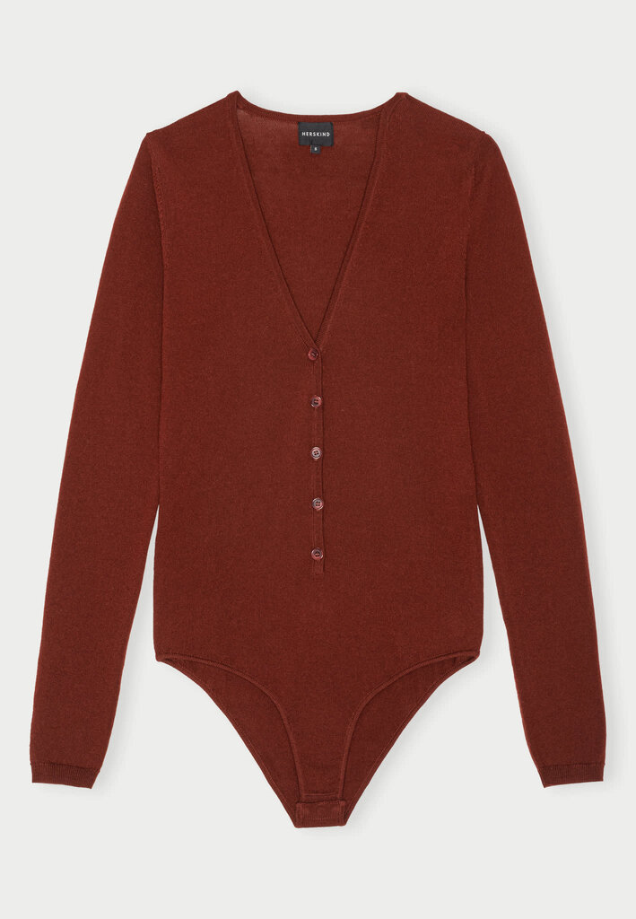 Birgitte Herskind Gigi knit bodystocking - Marron