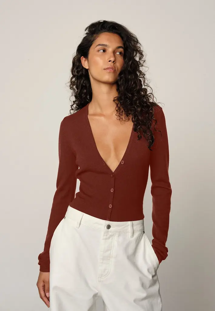 Birgitte Herskind Gigi knit bodystocking - Marron