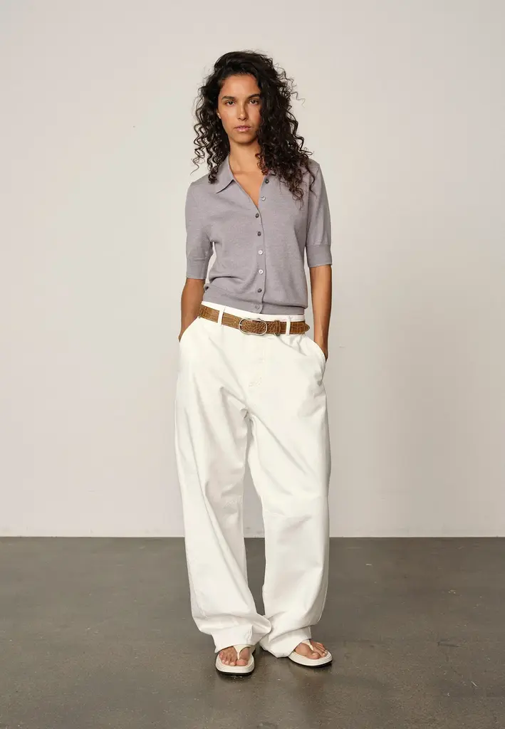 Birgitte Herskind Kaspar knit cardigan - Light grey