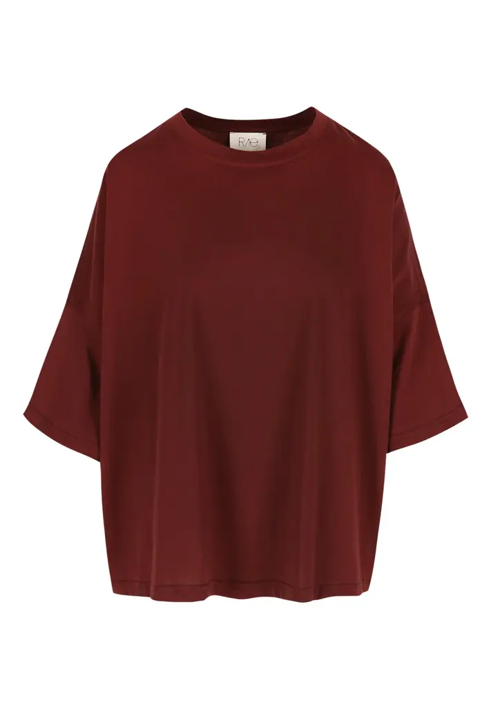 Rae Keanu tee - Burgundy