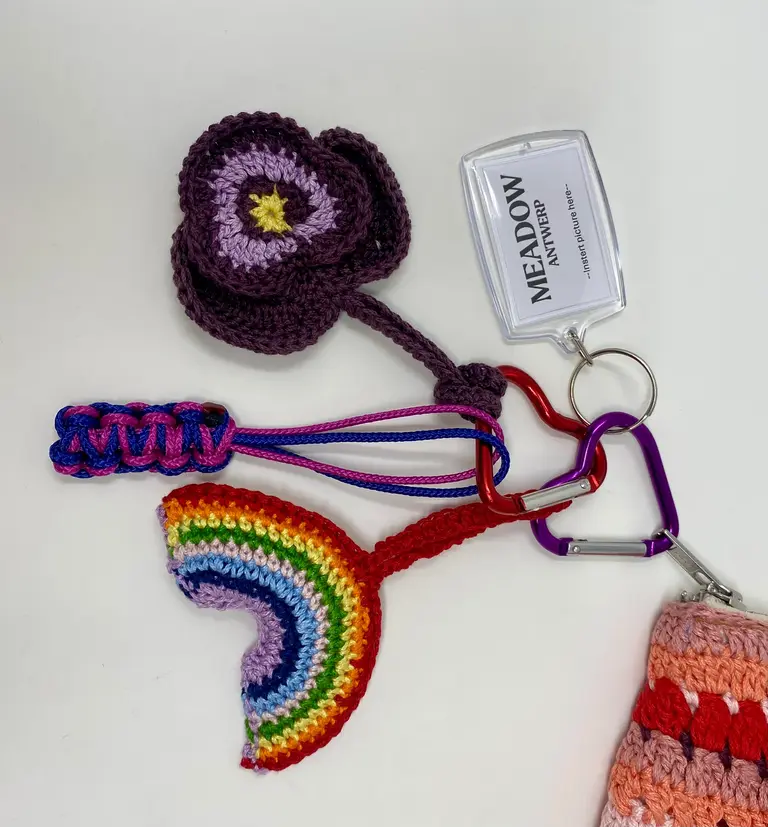 Meadow Bagcharm rainbow/ violet