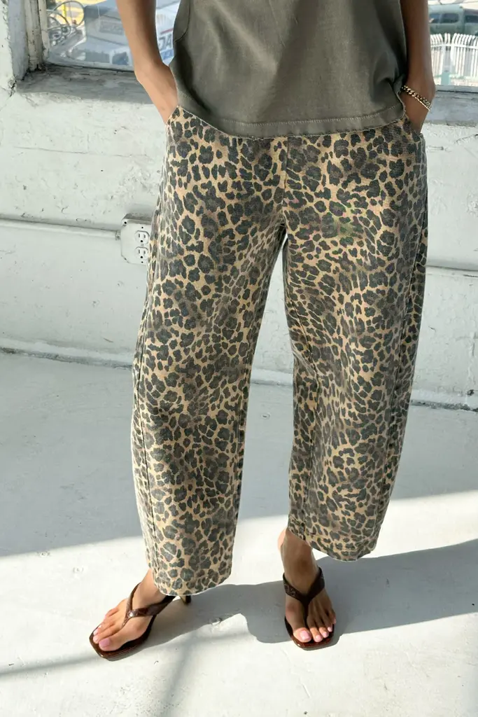 Le Bon Shoppe Arc Pants - Leopard