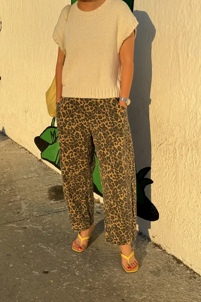 Le Bon Shoppe Arc Pants - Leopard