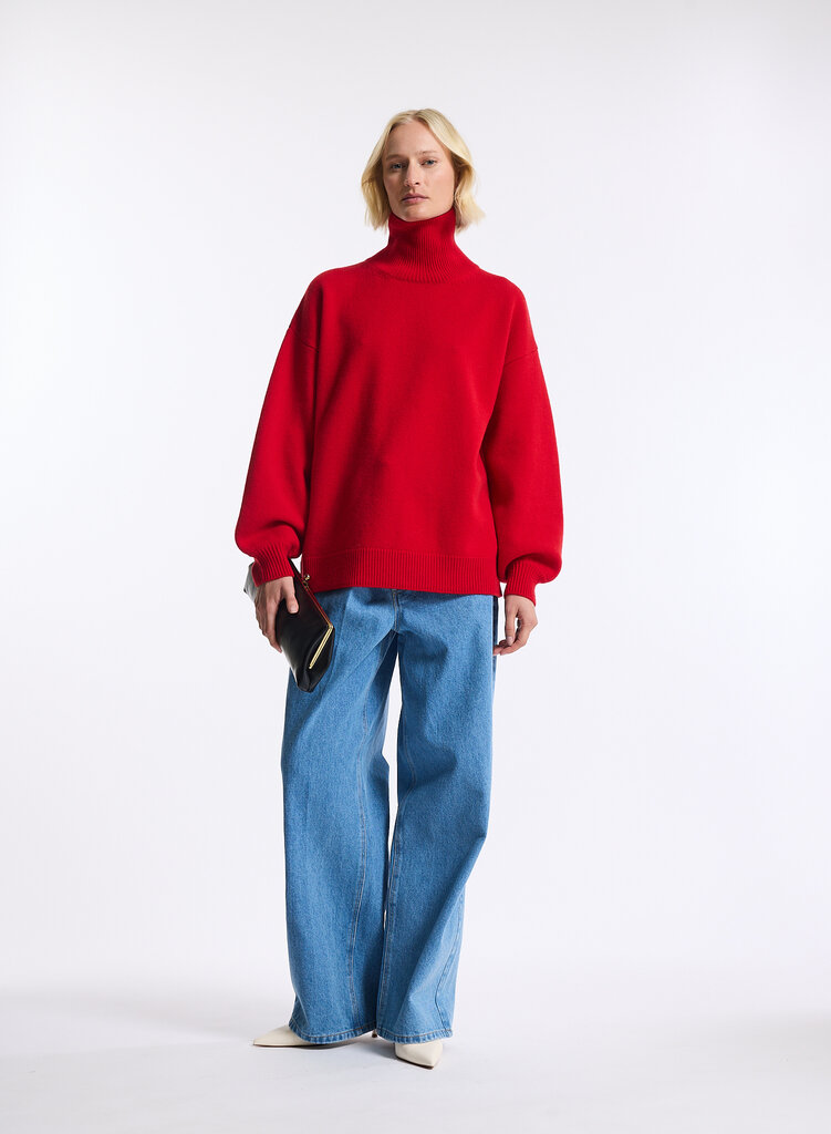 ONE and OTHER Gini Sweater - True Red