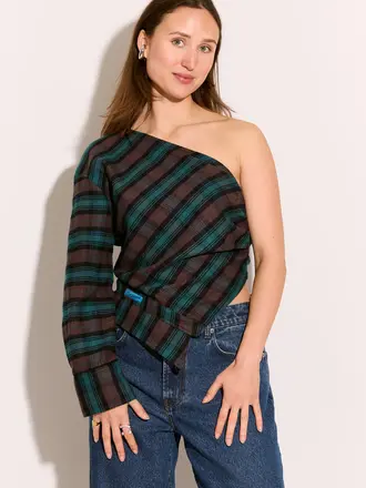 COCO Y MARIA Camisa de lado - Check