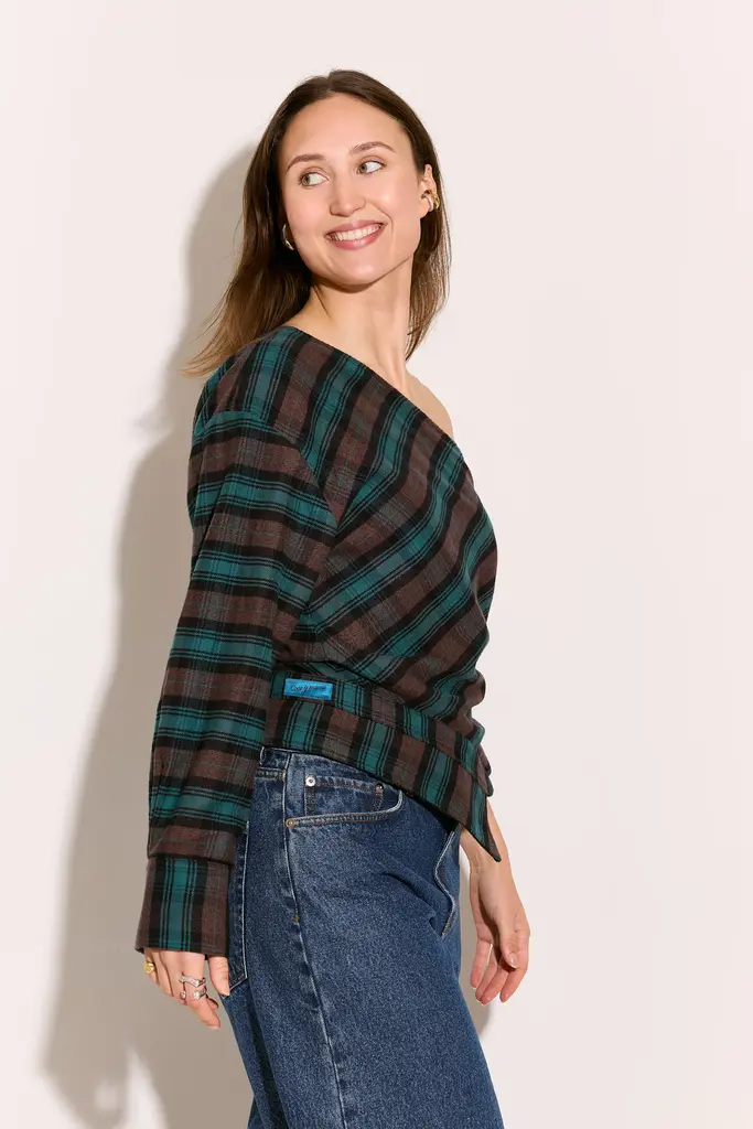 COCO Y MARIA Camisa de lado - Check