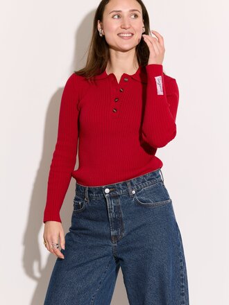 COCO Y MARIA Lemonie Polo - Cool Red