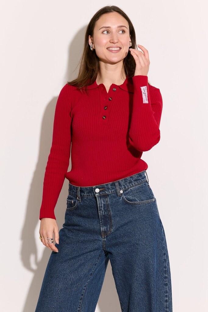 COCO Y MARIA Lemonie Polo - Cool Red