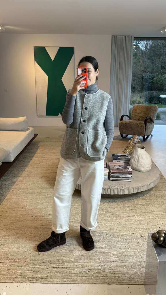 Âme Antwerp Madison vest - Light grey