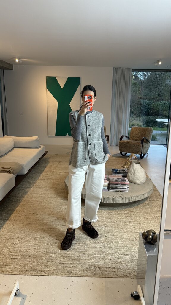 Âme Antwerp Madison vest - Light grey