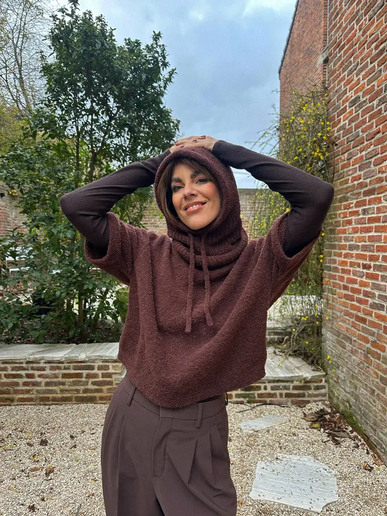 LN Knits Knitted T-shirt - Raw Cacao