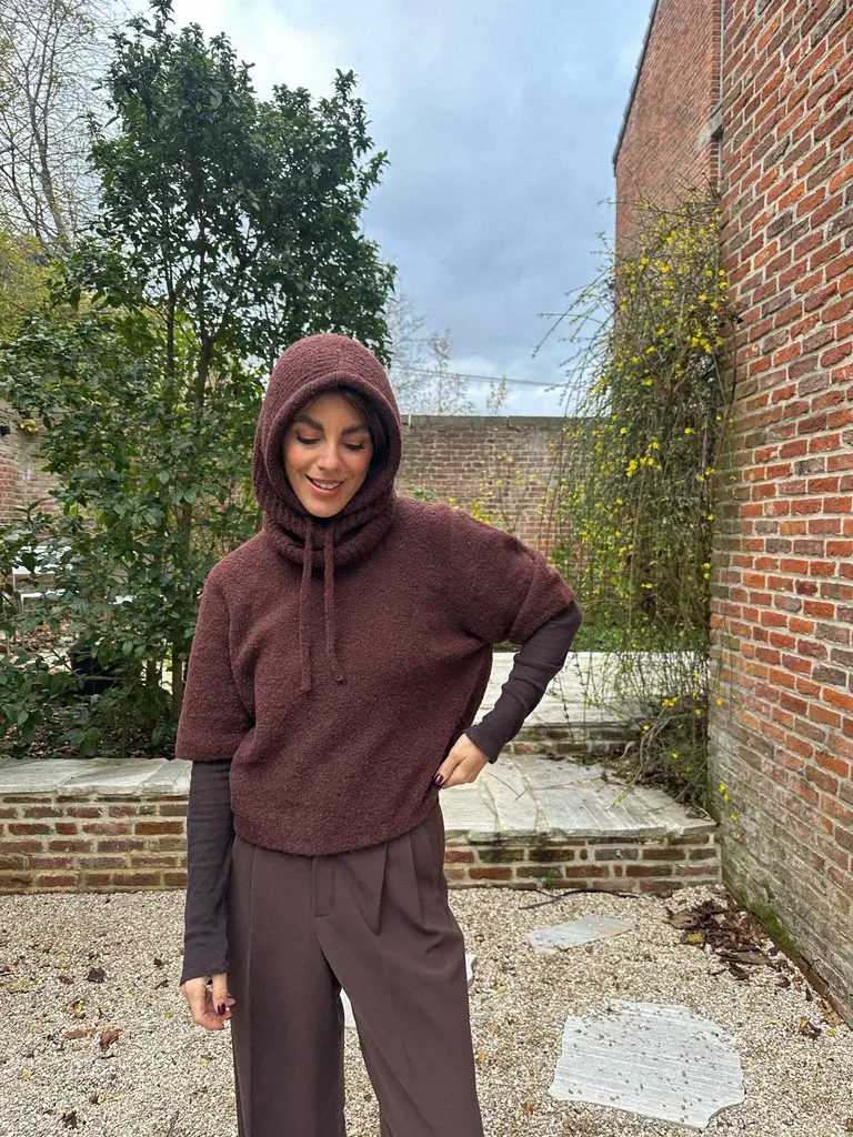 LN Knits Knitted T-shirt - Raw Cacao