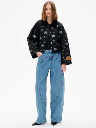 Baum und Pferdgarten Bebeth Jacket - Black Small Flower