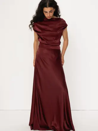 Viveh Adhara Top - Burgundy