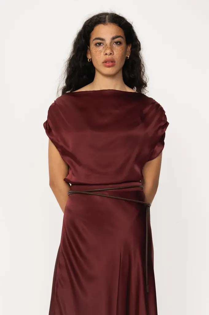 Viveh Adhara Top - Burgundy