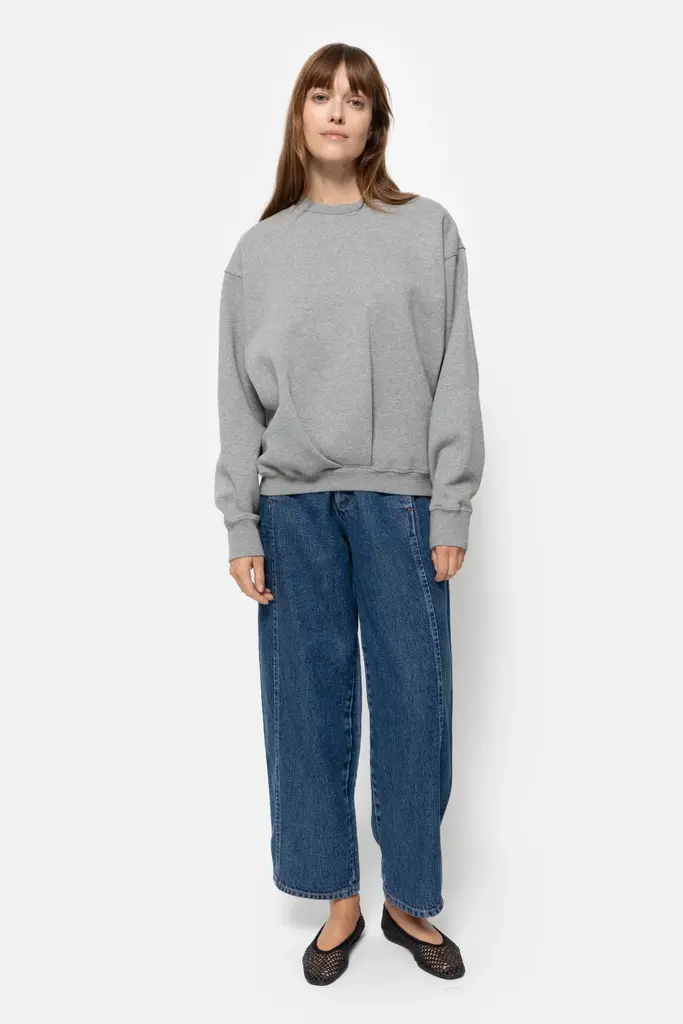 Âme Antwerp Novela Sweater - Dark Marled Grey