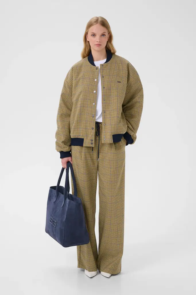 Gestuz Chicca Bomber - Corn/Brown/Blue