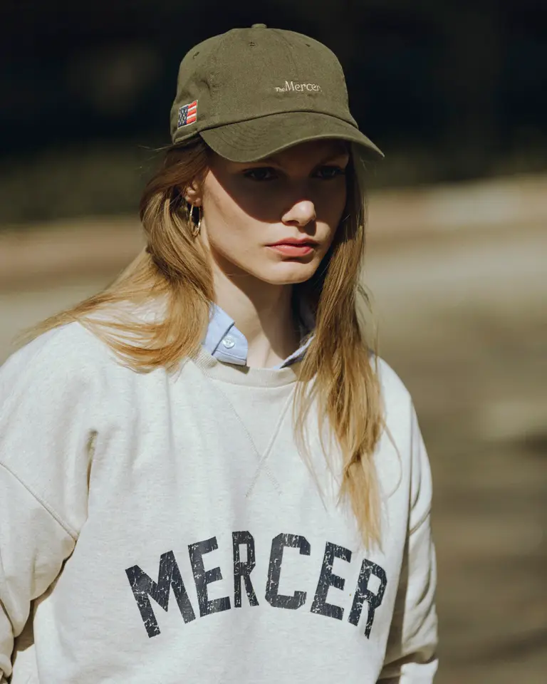 Mercer The Mercer logo crewneck - Off white