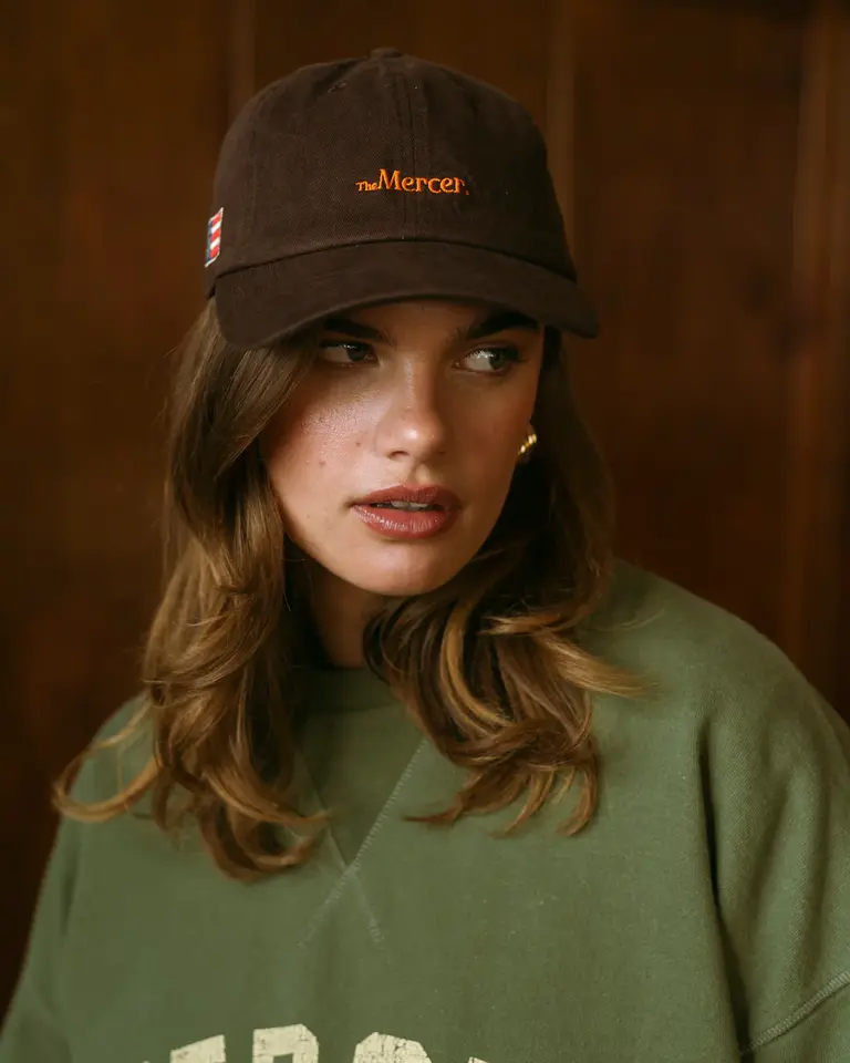 Mercer The Mercer cap flag - Brown