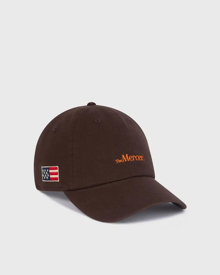 Mercer The Mercer cap flag - Brown