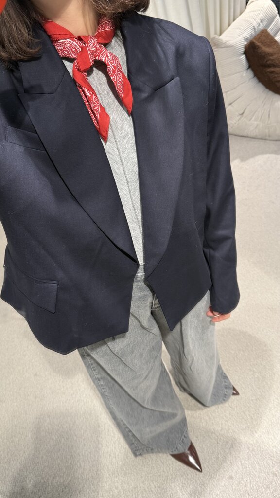 ONE and OTHER Penn blazer - Navy blue