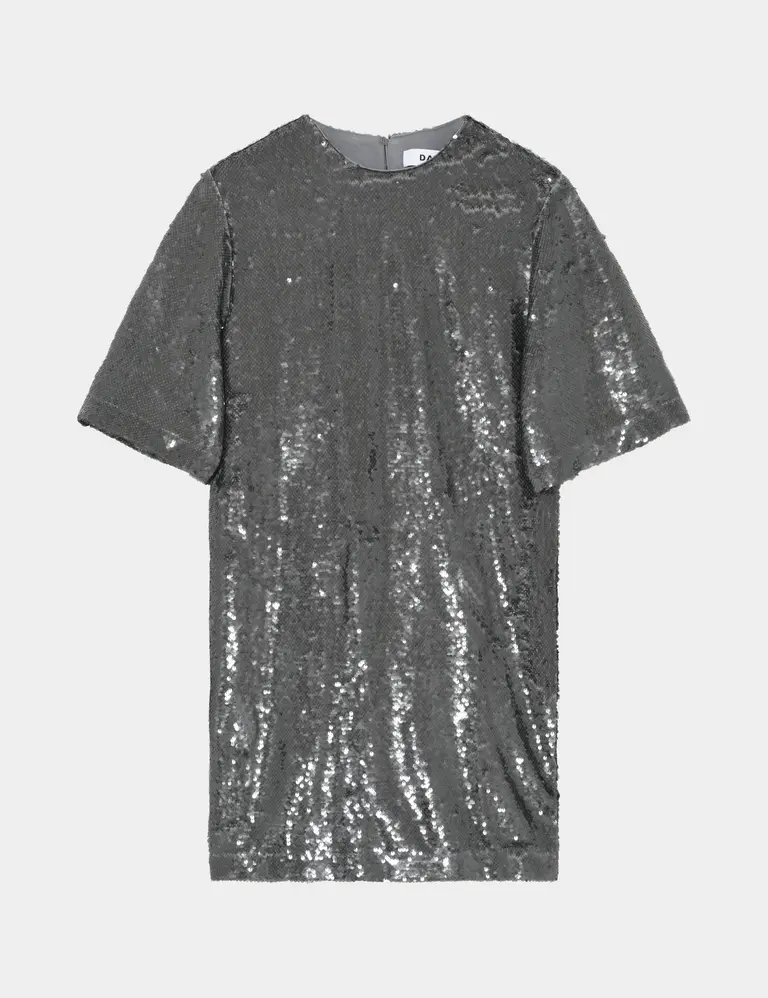 DAY Nori Dress - Silver Mix