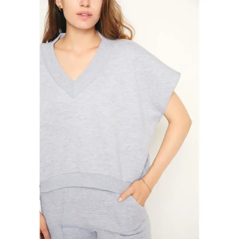 RE/BORN Barcelona sweater - Grey melange