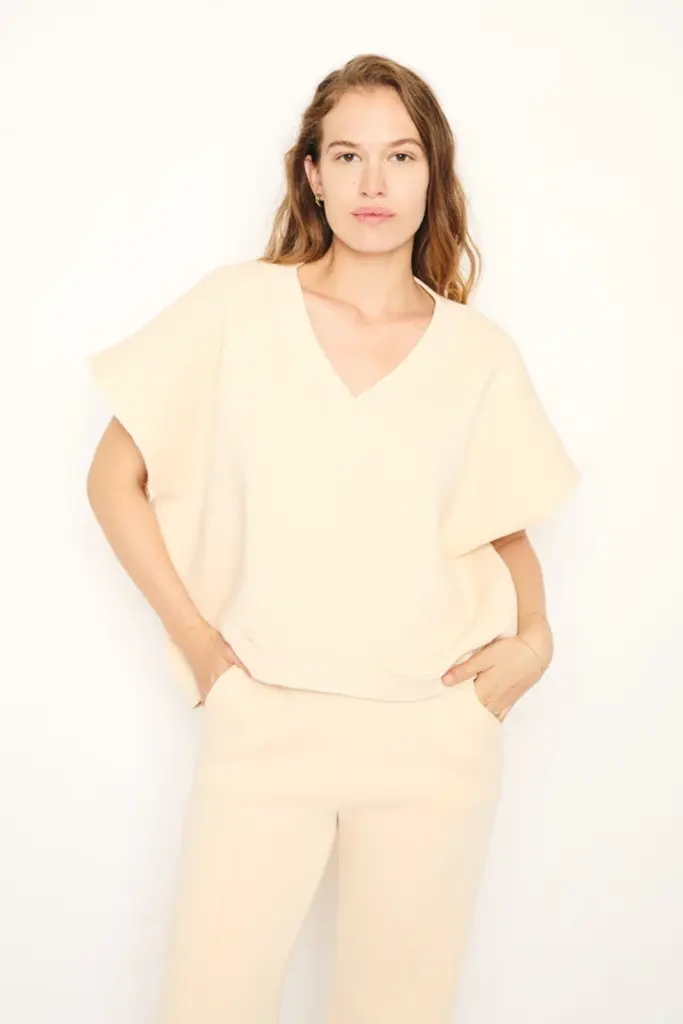 RE/BORN Barcelona sweater - Creme