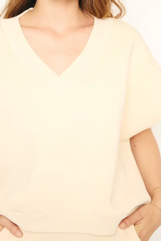 RE/BORN Barcelona sweater - Creme