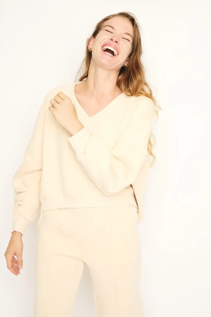 RE/BORN Athena sweater - Creme