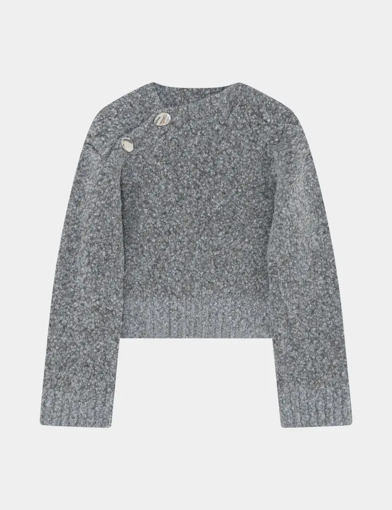 DAY Benito Knit - Cashmere Blue Melange