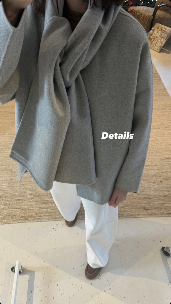 Rhune Ulla Scarf - Grey