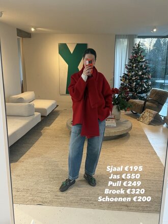 Rhune Ulla Scarf - Red