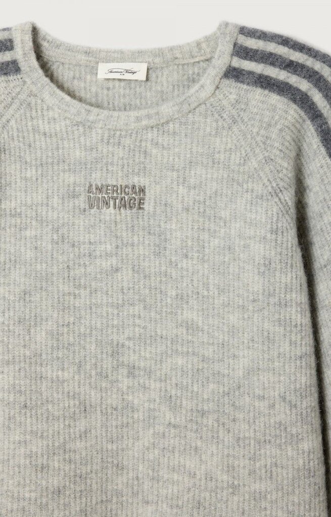 American Vintage Vitow Pull - Gris Clair Chine