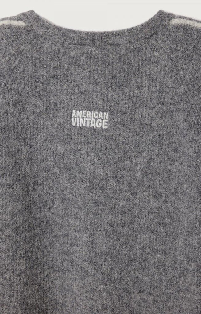 American Vintage Vitow Long Gilet - Acier Chine