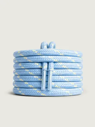 Posa Posa Laces - Baby Blue/Butter Yellow