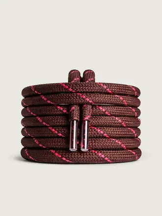 Posa Posa Laces - Dark Brown/Red