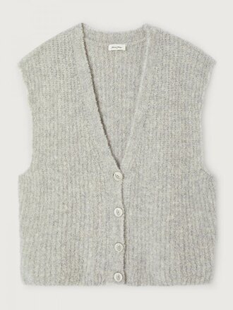 American Vintage Zolly Debardeur V-neck - Gris Chine