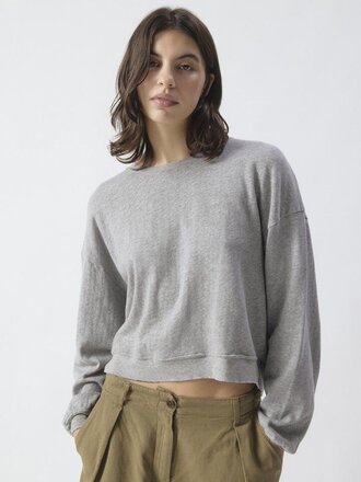 American Vintage Sonoma Longsleeve - Gris Chine