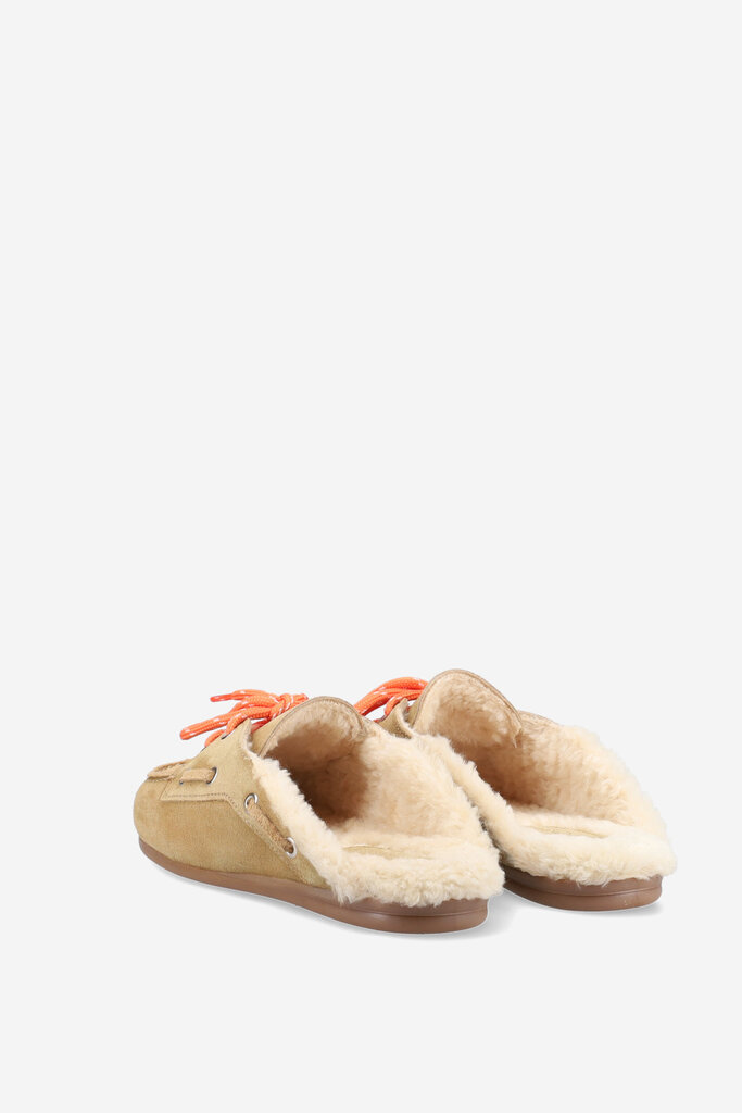 Posa Boat Loafer Mule Suede - Desert Tan