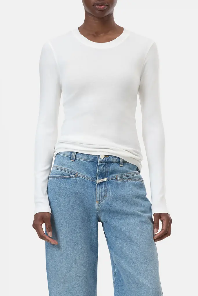 Closed Crewneck Longsleeve T-shirt - Ivory