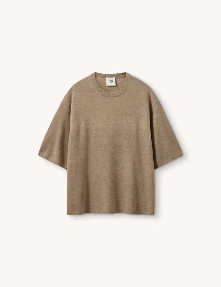 The Garment Como Oversized Tee - Truffle