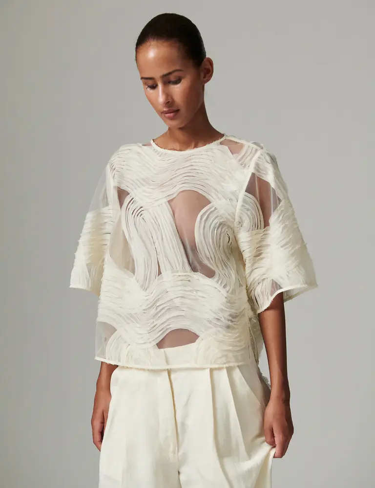 DAY Tatiana Blouse - Jet Stream