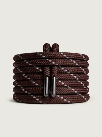 Posa Posa Laces - Khaki/Dark Brown Grey