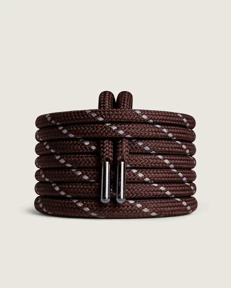 Posa Posa Laces - Dark Brown Grey/Khaki