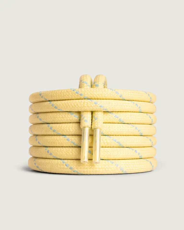Posa Posa Laces - Butter Yellow/Baby Blue