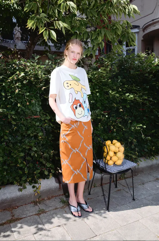 AVDW Poppy T-shirt - Ecru